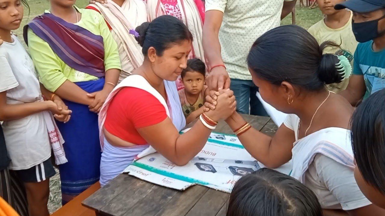Women & Girls Arm Wrestling Championship / On Occasion of Bihu Festival / @AlexToproll