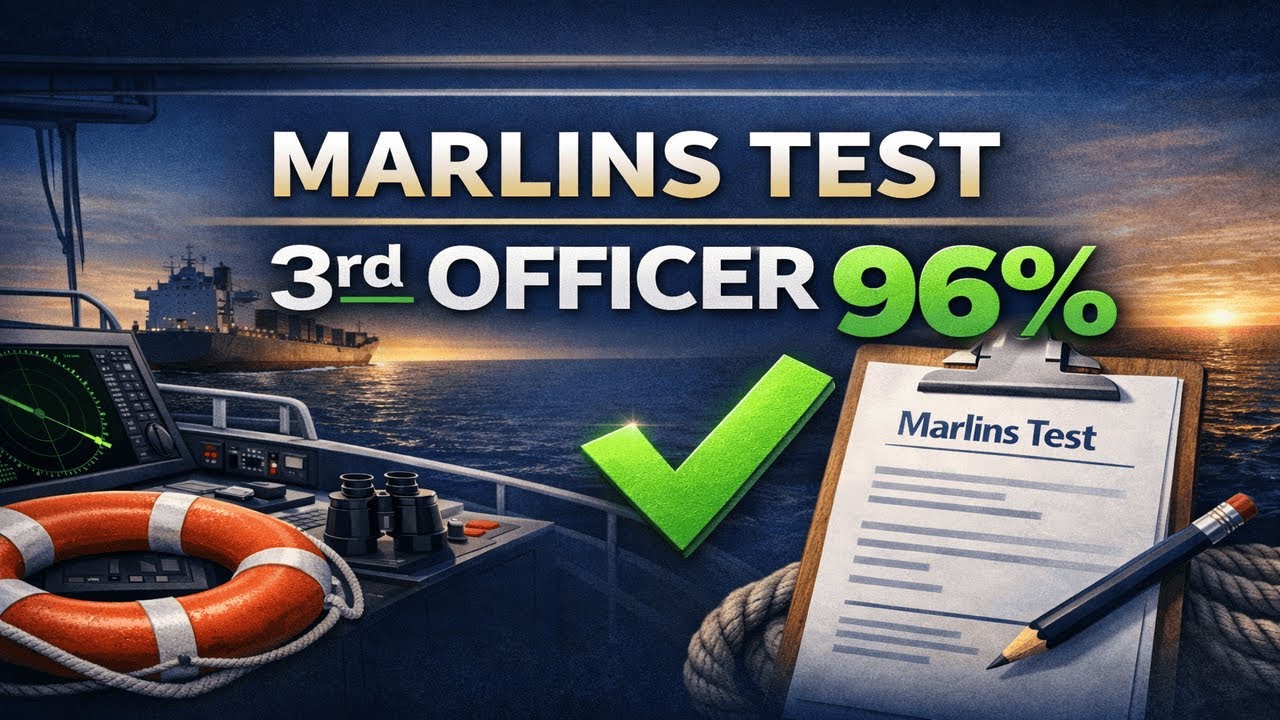 Marlins Test 3rd Officer 96%