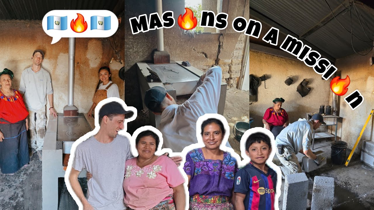 CONSTRUYENDO ESTUFAS EN SOLOLA🔥🇬🇹|Somos voluntarios en GUATEMALA 🔥🇬🇹🔥