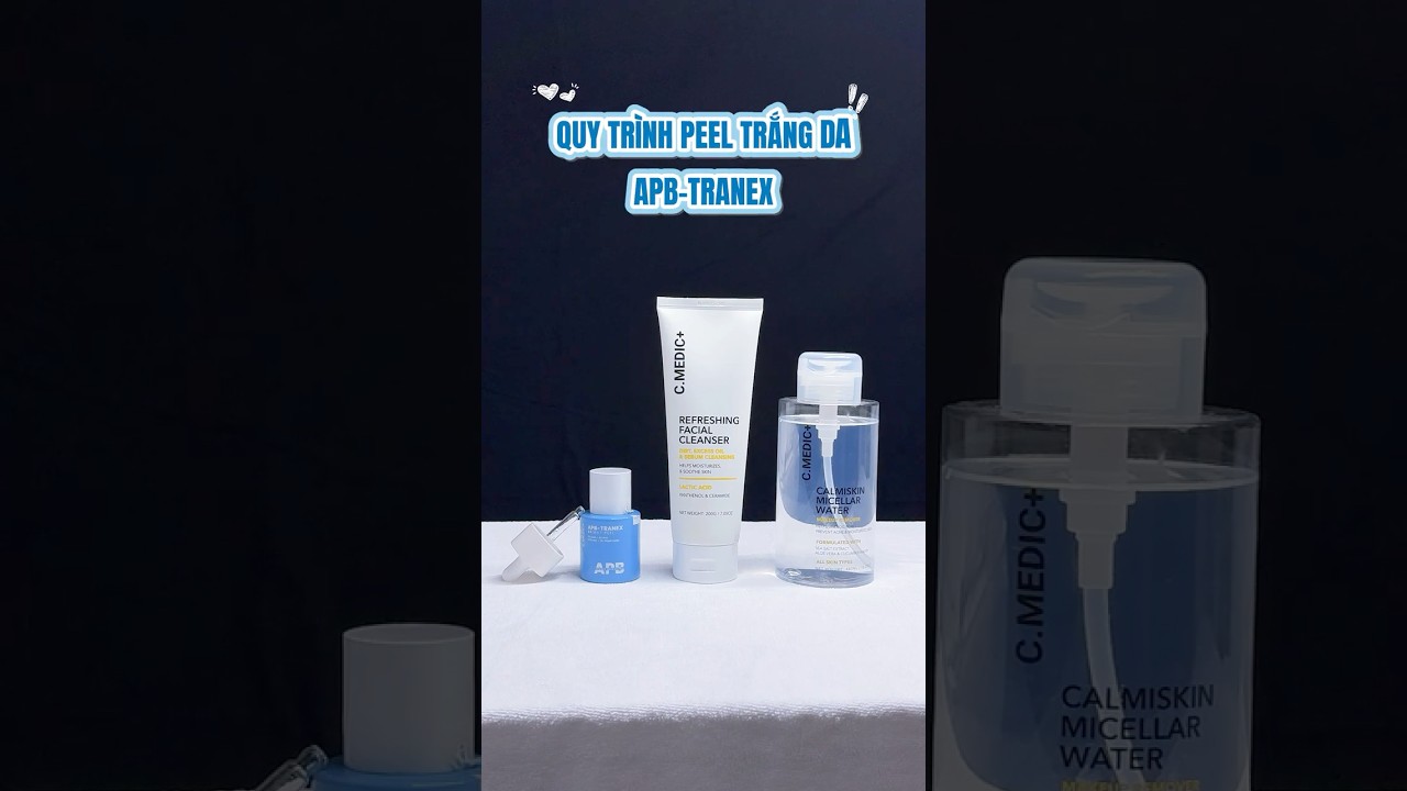 Quy trình Peel trắng da Apb Tranex + Mặt nạ Collagen Glow