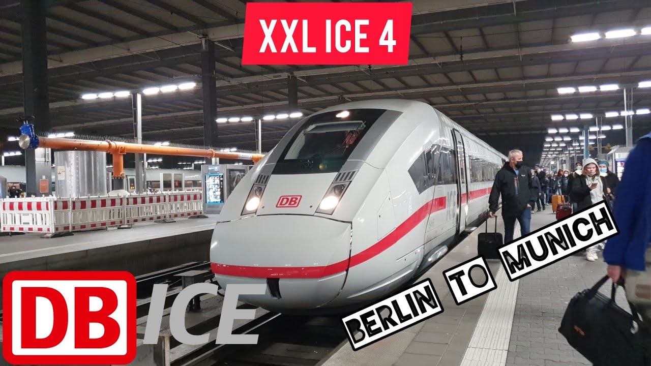 XXL ICE 4 | BERLIN TO MUNICH IN 1ST CLASS