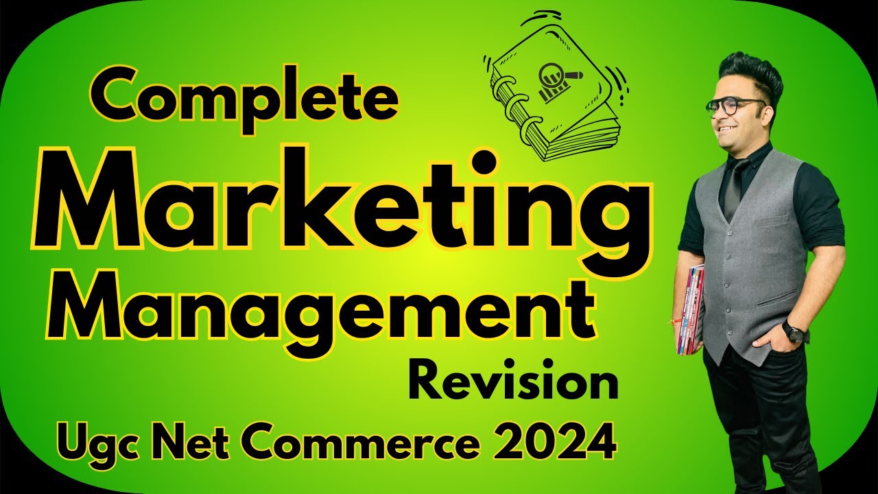 Marketing Management Super Revision 2024 || Marketing Management Ugc Net Commerce