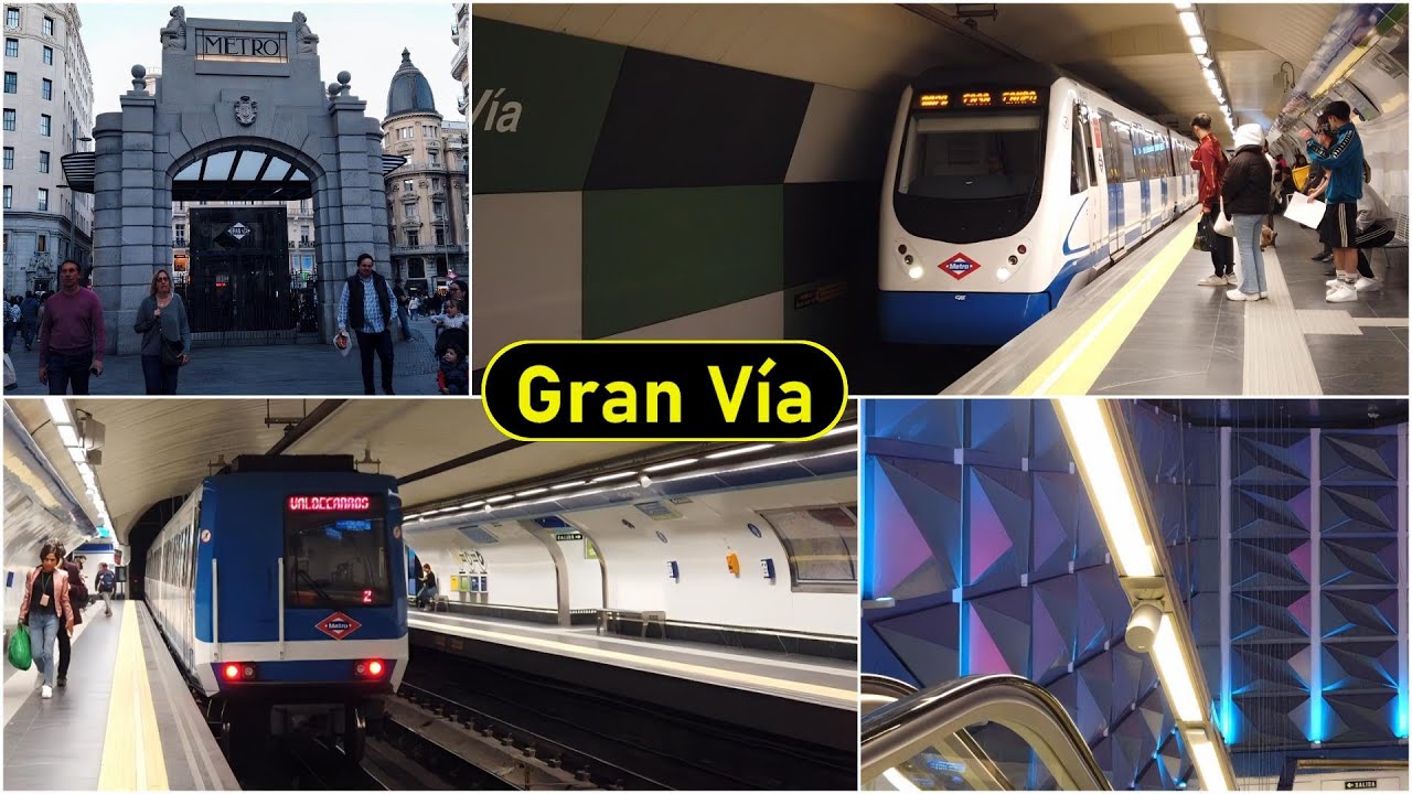 Metro Station Gran Vía - Madrid 🇪🇸 - Walkthrough 🚶