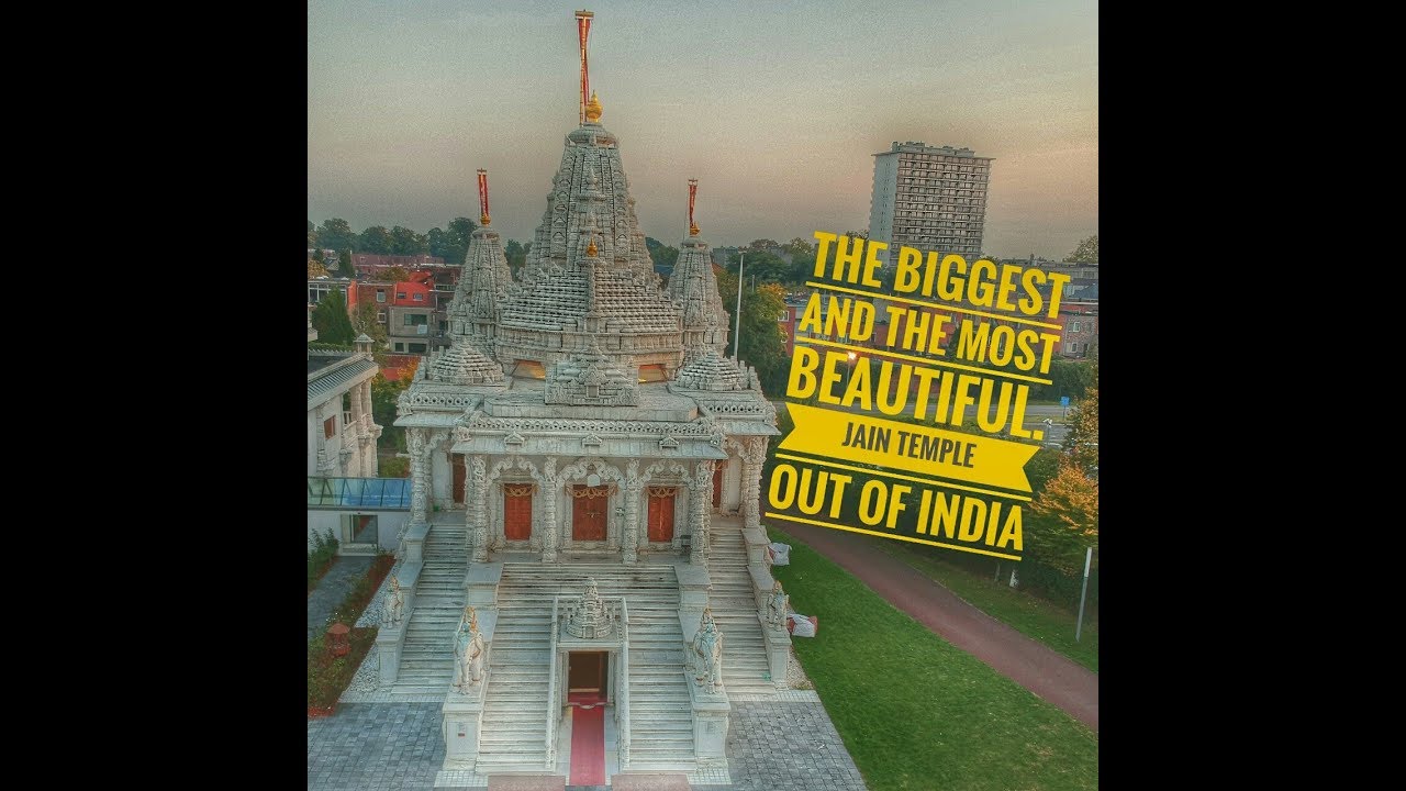 dji spark Jain Temple Antwerp Belgium drone footage