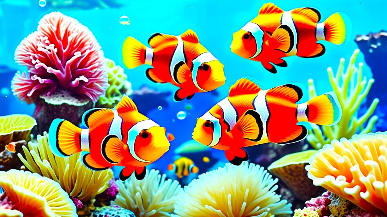 The Best 4K Aquarium - Explore the Stunning World of Sea Jellyfish and Beautiful Coral Reef Fish. #8