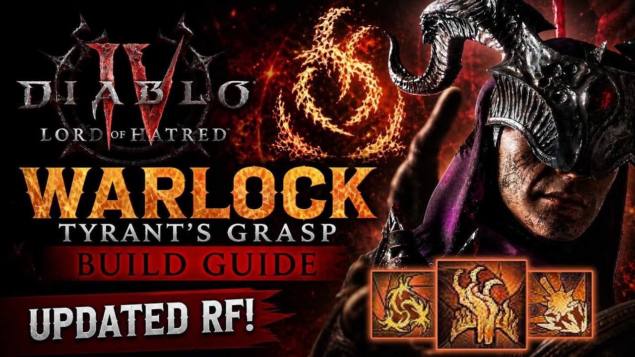 Tyrant's Grasp Is OP! ULTIMATE RF Build Guide | Diablo 4 Lord of Hatred