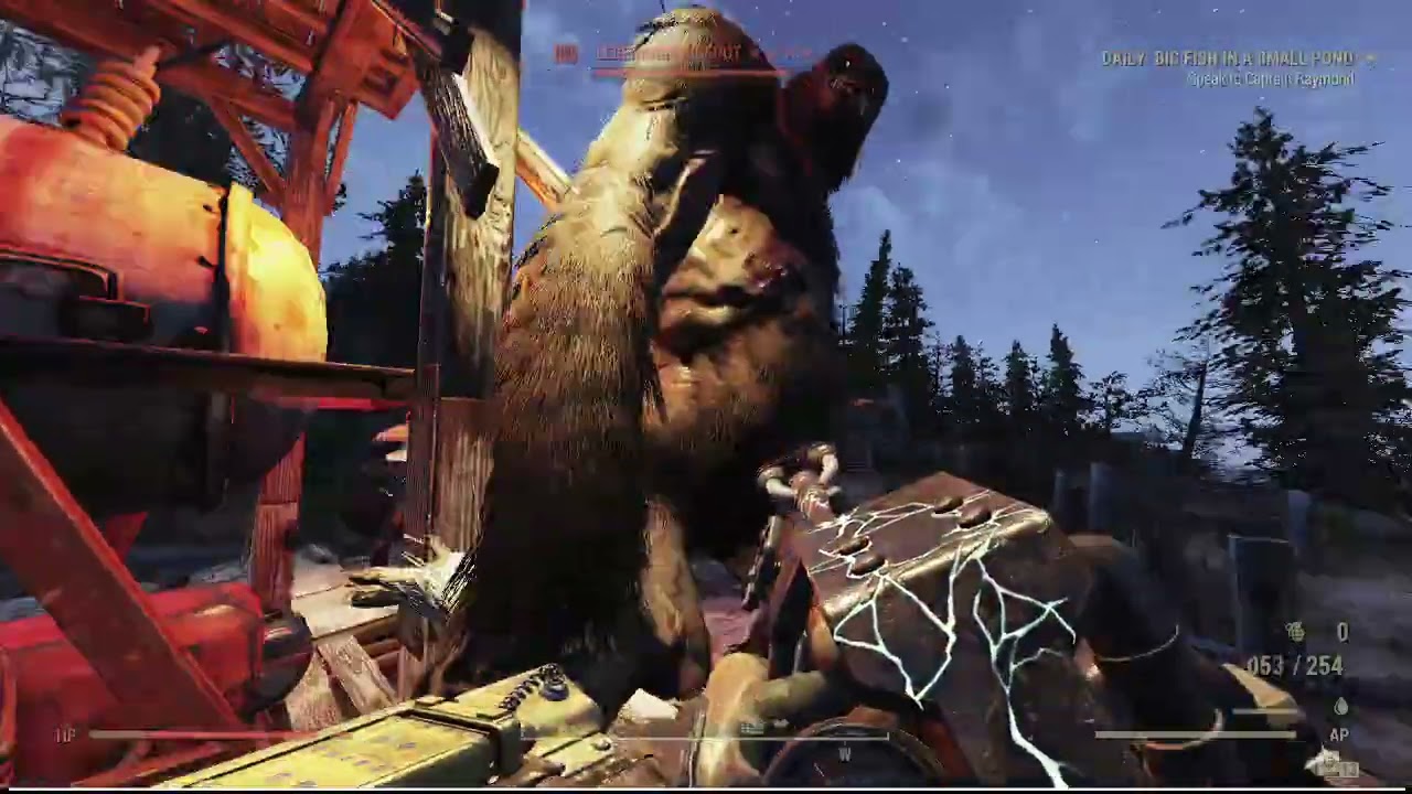 The Backwoods Update - Safe and Sound Event w/ BIGFOOT - Fallout76