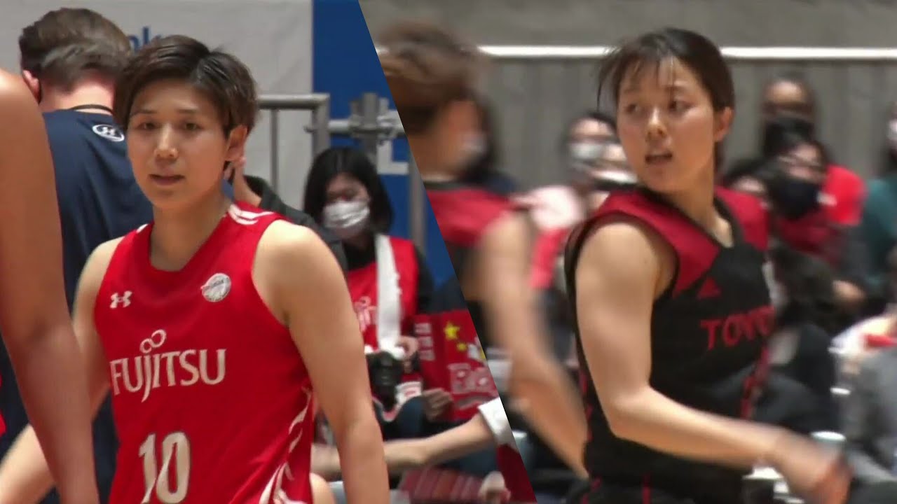 【ファイナルの舞台で輝く日本代表PG！】町田瑠唯(富士通 #10) vs 山本麻衣(トヨタ自動車 #23)（第23回Wリーグ PLAYOFFS FINAL |  GAME1）