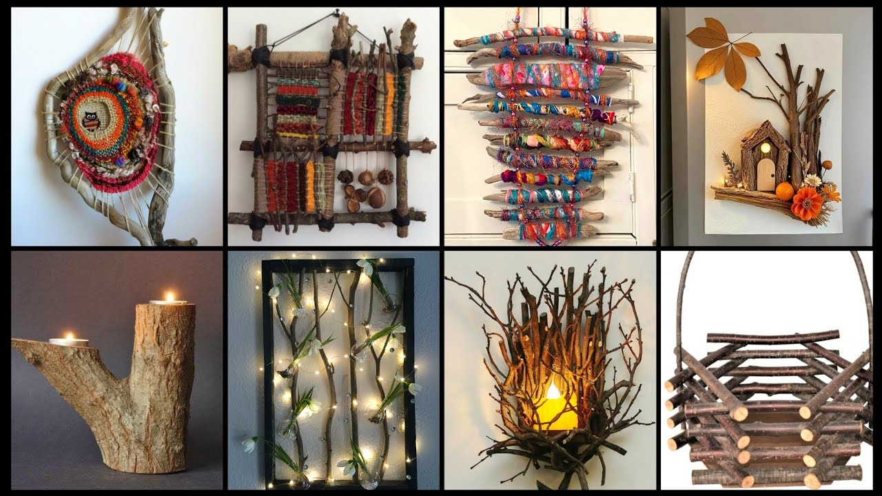 Creative Handmade Wall Décor Ideas Using Natural Wood & Twigs | Boho & Eco-Friendly Home Art ✨
