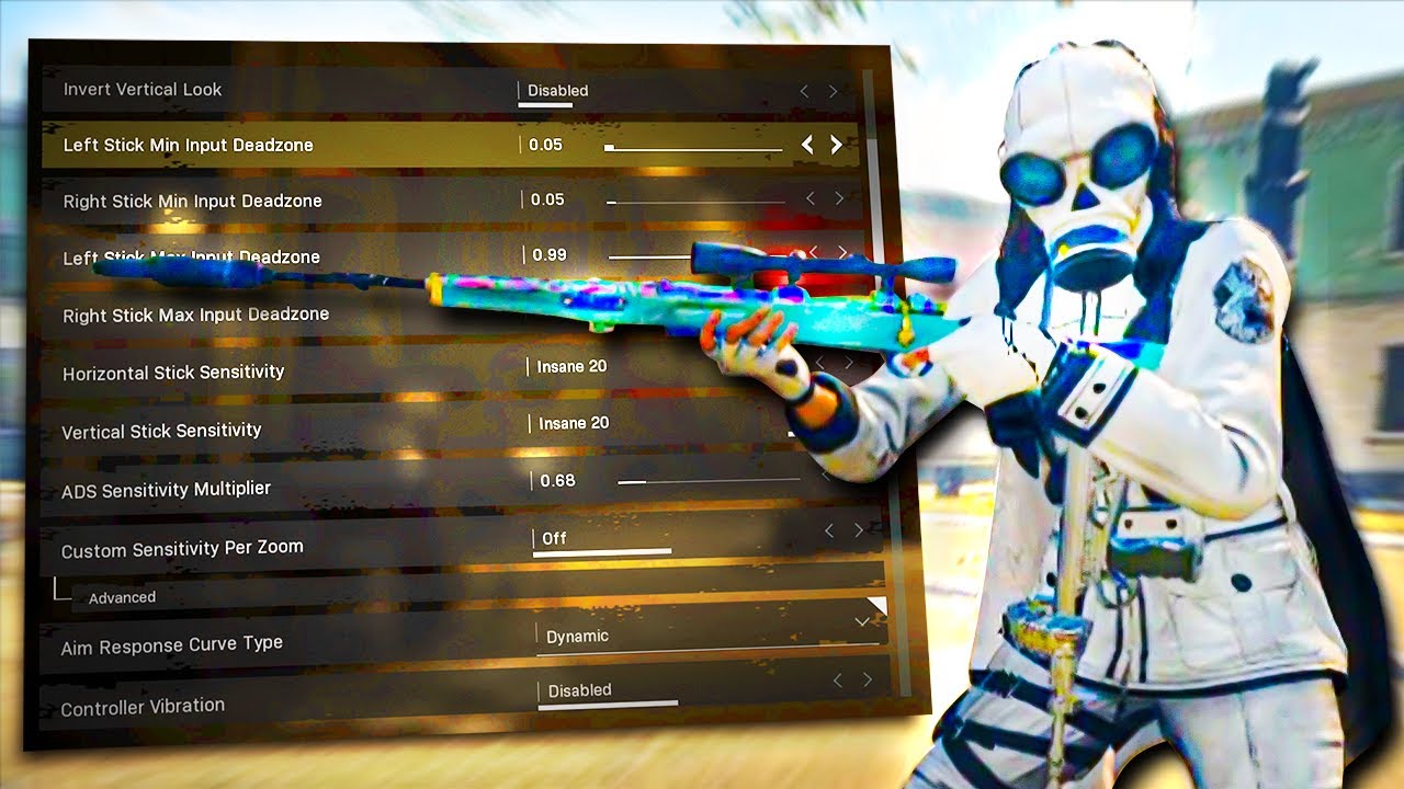 my controller settings are OP on rebirth island