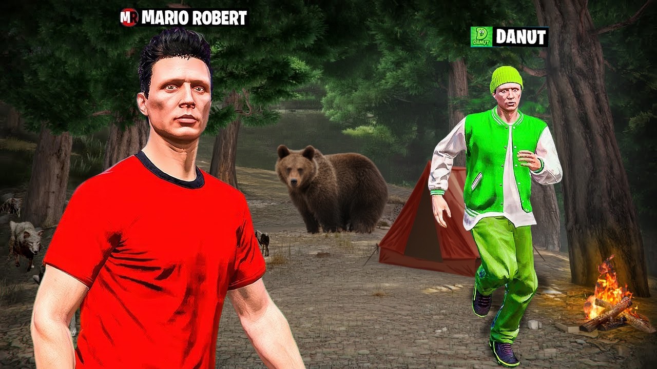 Supravietuim 24 ORE la CAMPING in GTA 5!