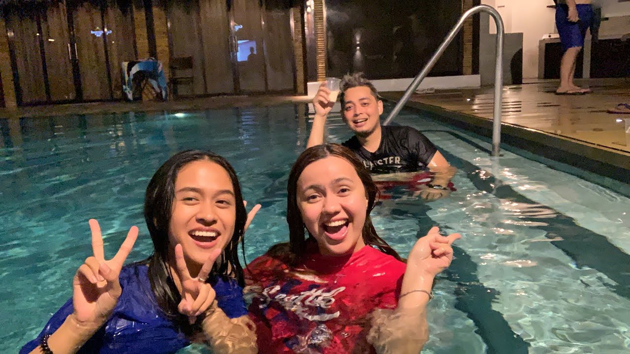 Pool party with energy team