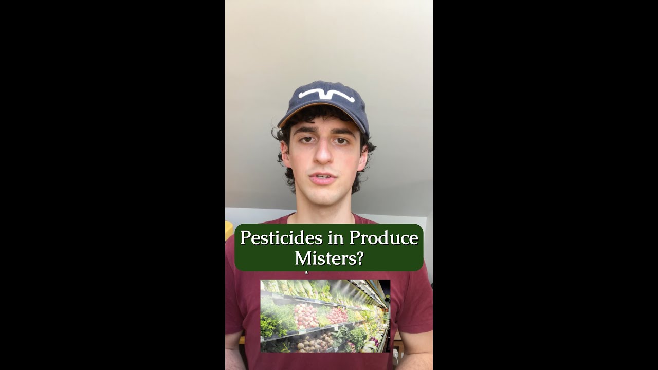 Do grocery stores mist produce with pesticides? Produce Maxx