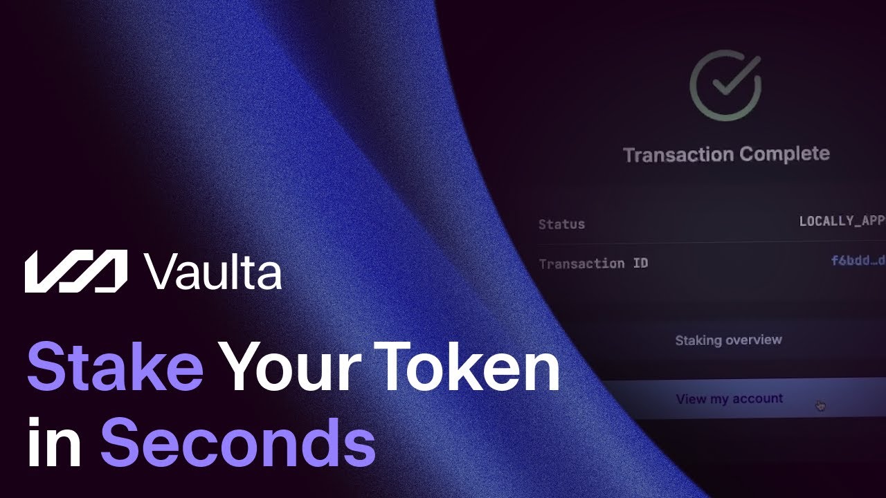 How to Stake A Token on Unicove | Vaulta Staking Guide