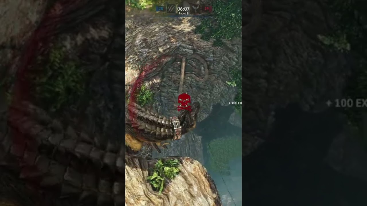 Drunk T-Rex Kills Then Slips off Bridge | Primal Carnage Extinction #shorts