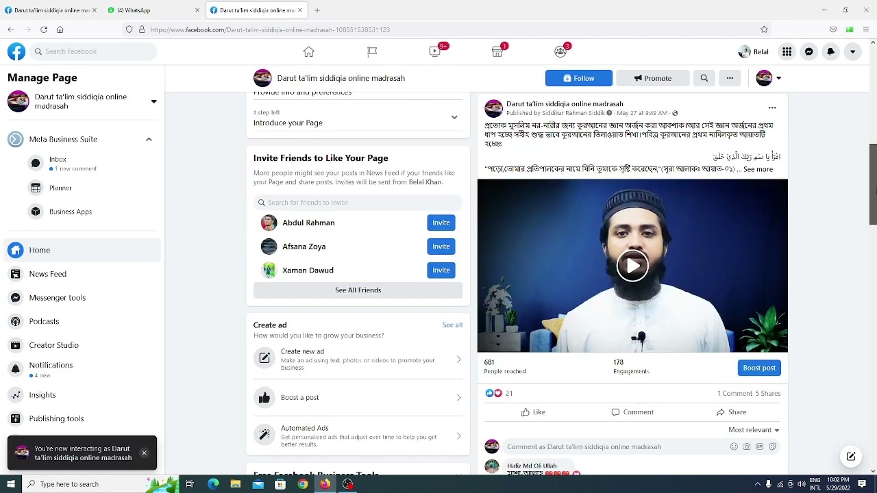 Facebook CTA Button