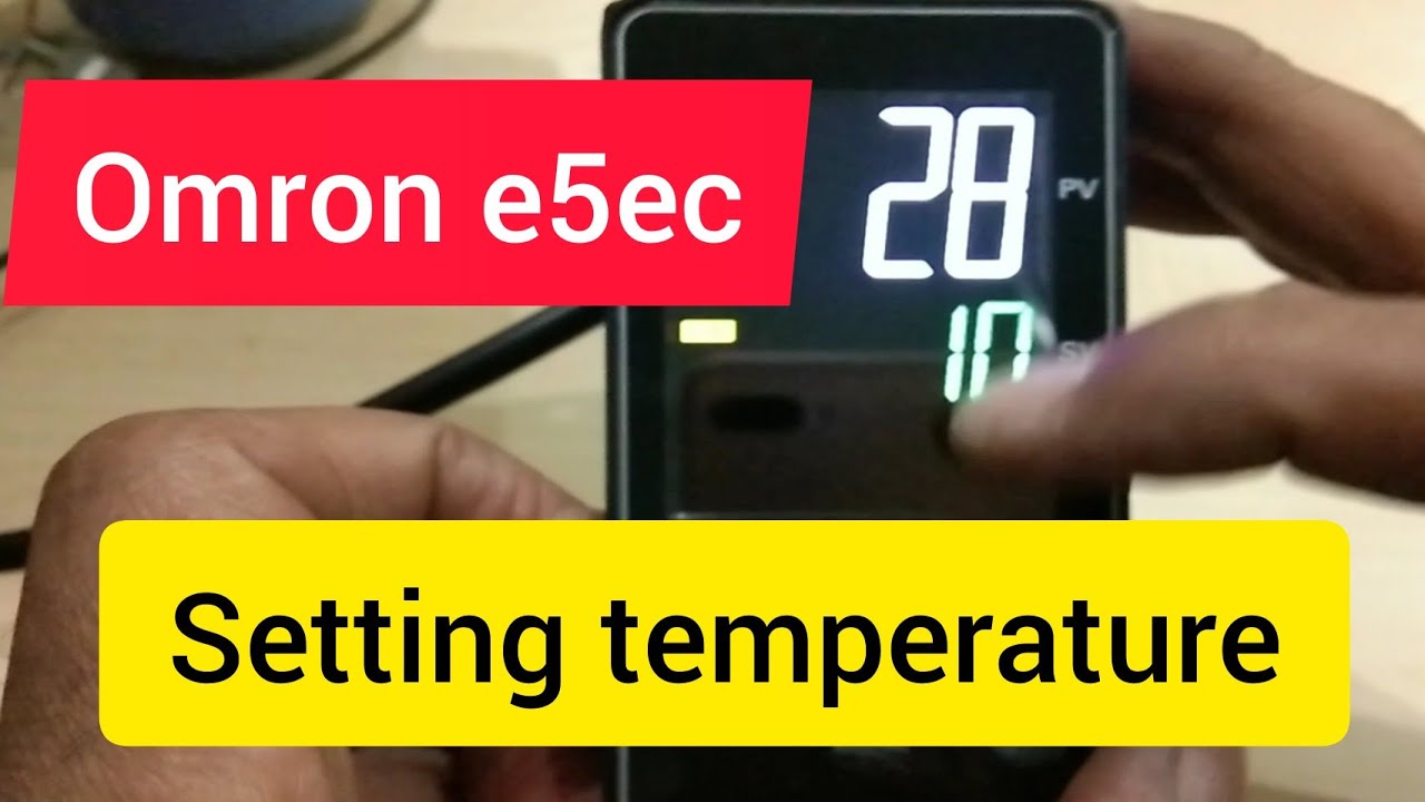 cara setting temperatur omron e5ec