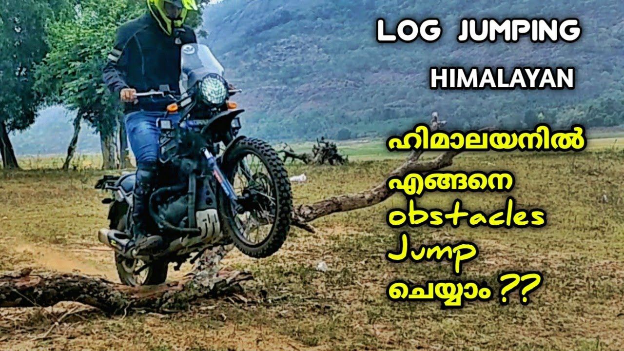 How to jump Logs / obstacles on a Royal Enfield Himalayan | offroad skills | easy and basic method .