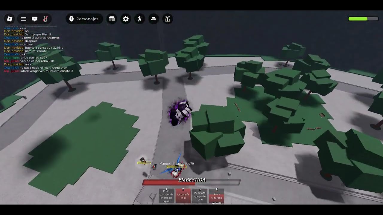 jugando TSB en server publico