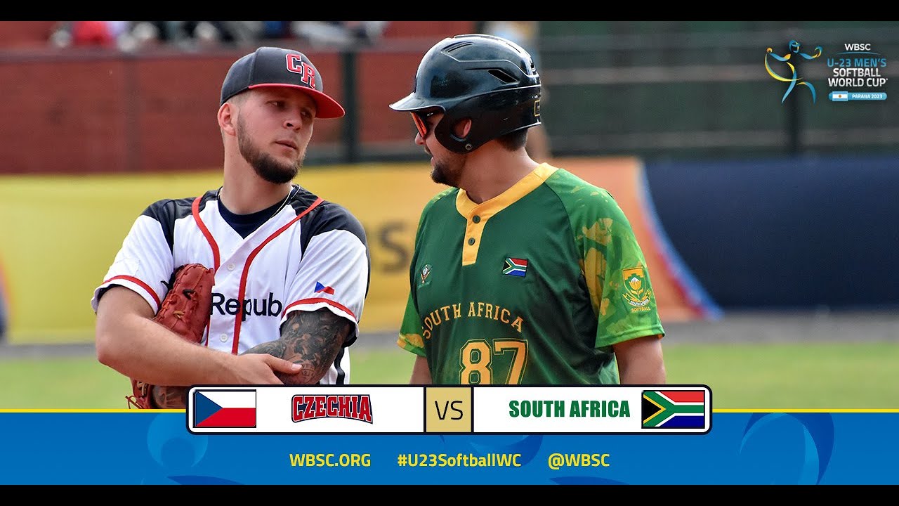 HIGHLIGHTS Czechia v South Africa | I U-23 Men's Softball World Cup 2023 - Opening Round
