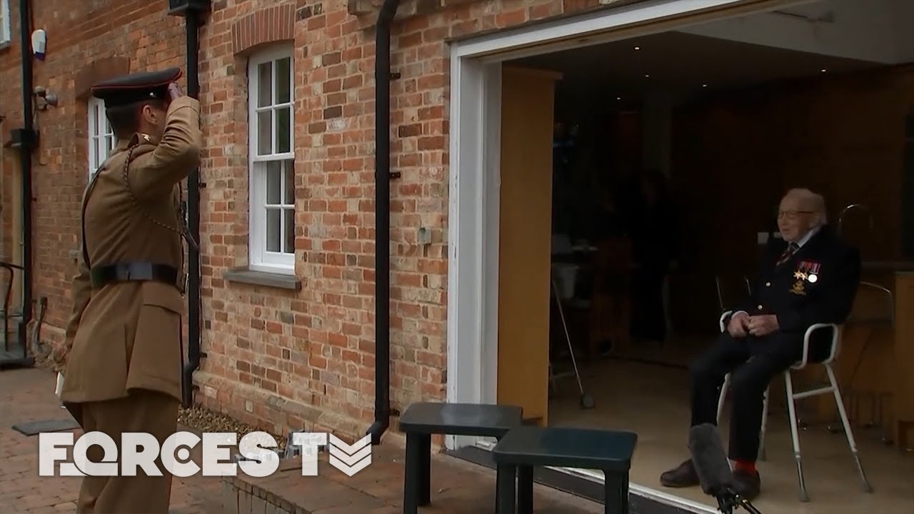 Tom Moore Becomes An Honorary Colonel... But The Army Has ONE MORE Surprise For Him! | Forces TV
