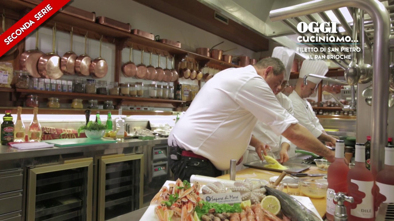 Vissani - Filetto di San Pietro al pan brioche
