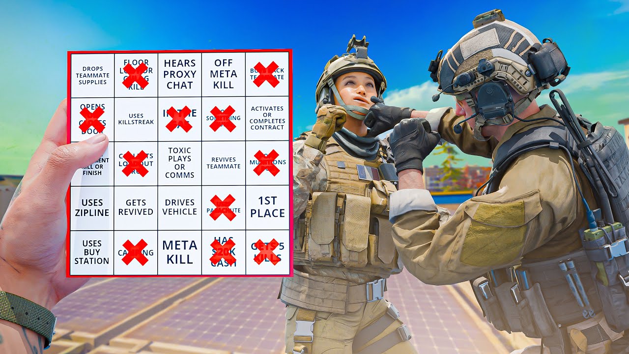 Spectating CASUAL Mode For WARZONE BINGO is HILARIOUS