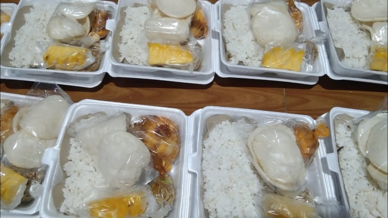 Bikin Nasi kotak buat bukber di mushola 
