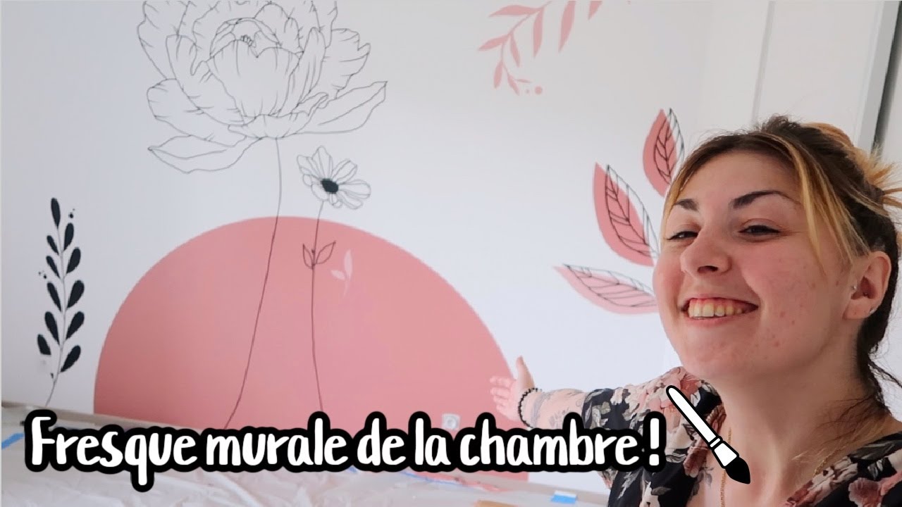 #MargauxProprio7 : On peint la fresque murale dans la chambre 🖌🛏