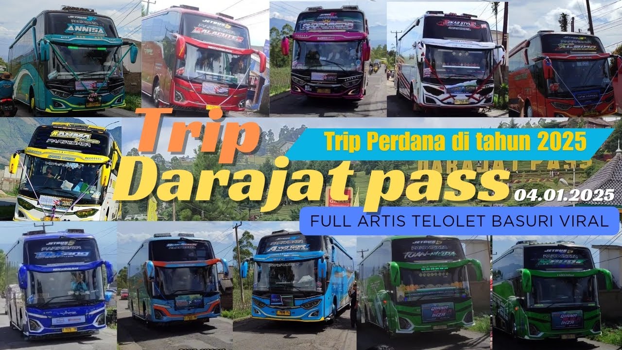 Trip Darajat Pass || Trip Perdana 2025 || full artis telolet Basuri.. Part 1 🔥🔥🤙