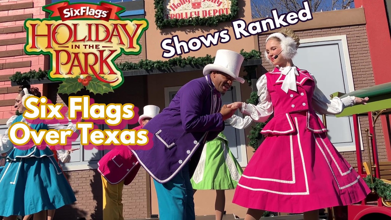 Рейтинг праздничных шоу в парке Six Flags Over Texas (2025)