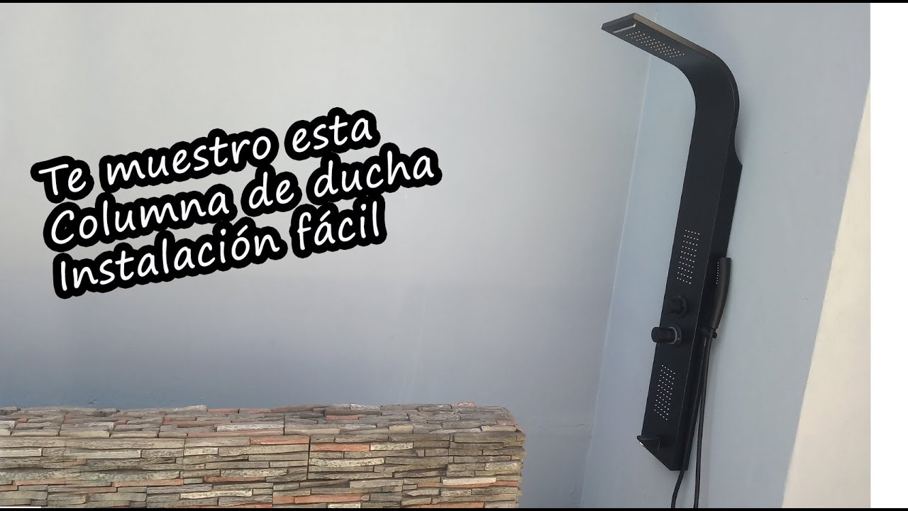 Columna de ducha con duchador / Ducha escocesa / Como se instala