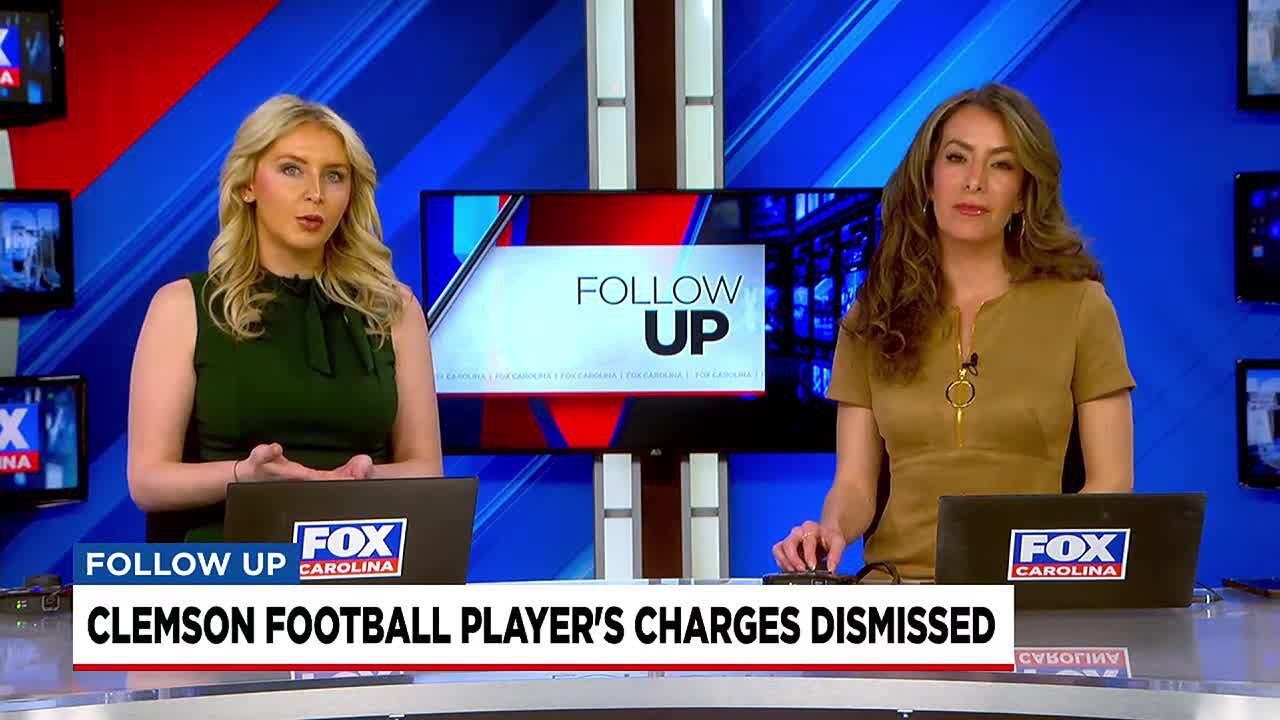 Charges dropped against Clemson football player