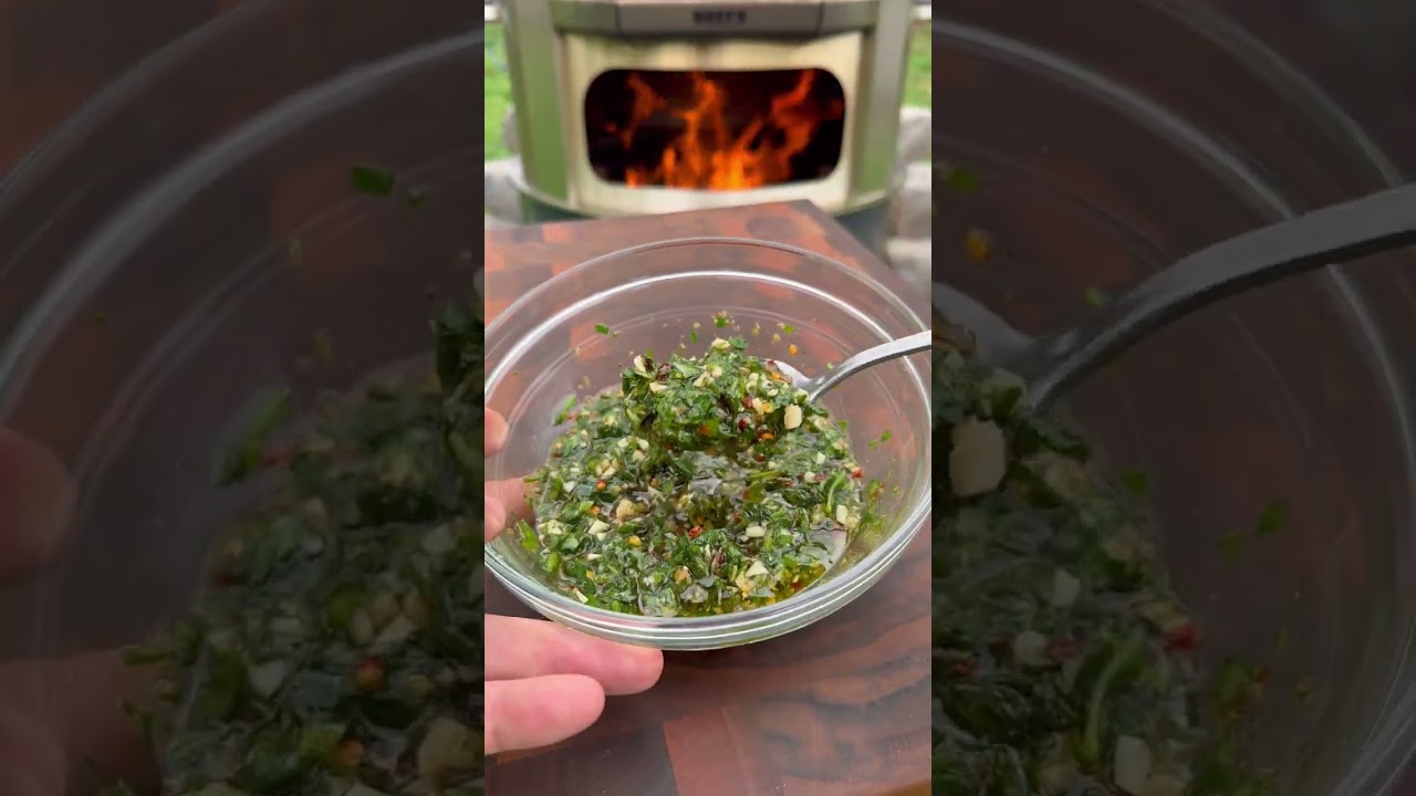 Choripan Pizza Sandwich #ad | Over The Fire Cooking by Derek Wolf