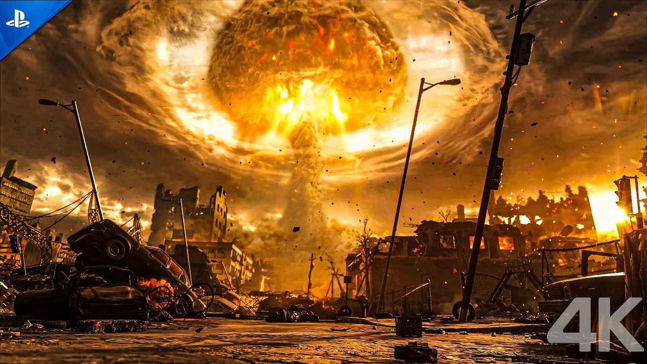 Shock and Awe - Nuke Explosion [4K UHD 60FPS] Modern Warfare Remastered