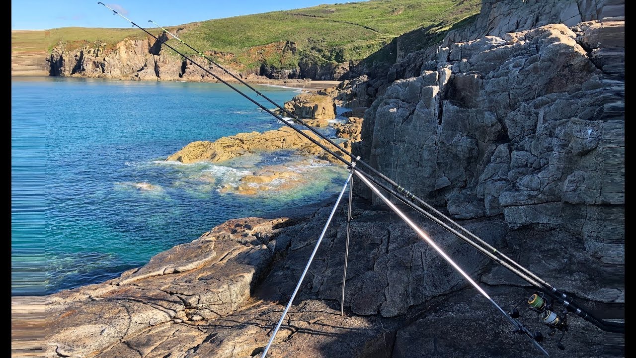 Shore Fishing Cornwall - A mixed species session off the rocks of West Cornwall
