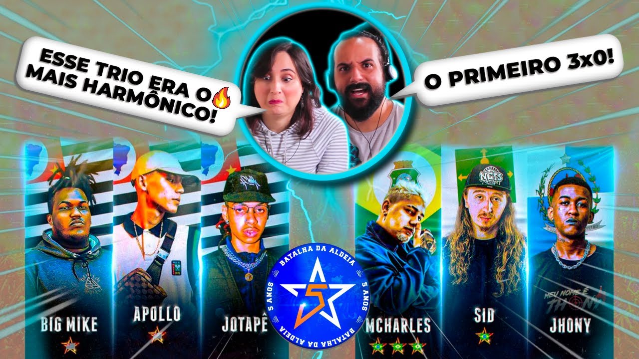 😕MÚSICOS REAGINDO | APOLLO , BIG MIKE E JOTAPÊ X JHONY, MCHARLES E SID | BDA 5 ANOS | REACT/ANÁLISE