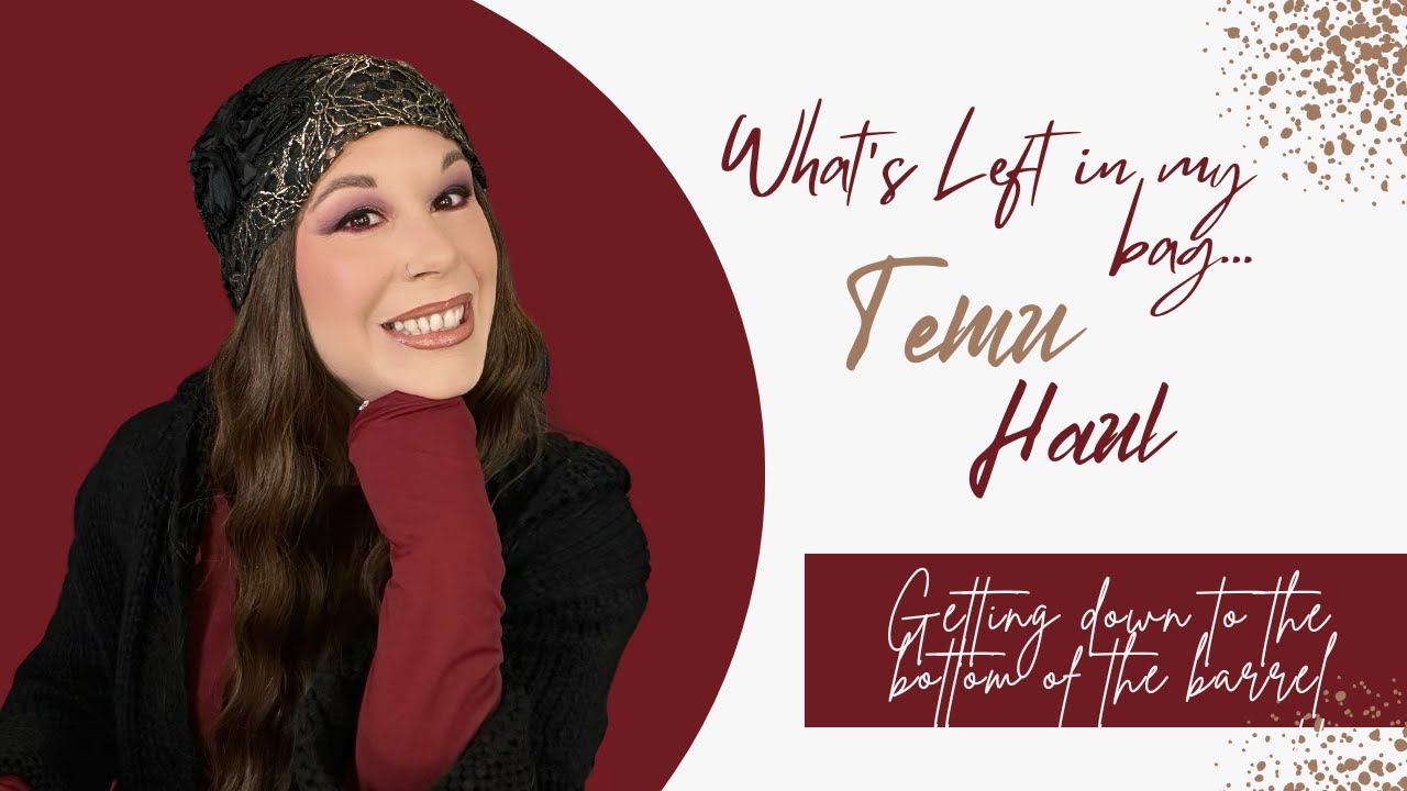 The bottom of the barrel Temu Haul #temutryonhaul #temufashion #temustyle #temuhaul  #temu