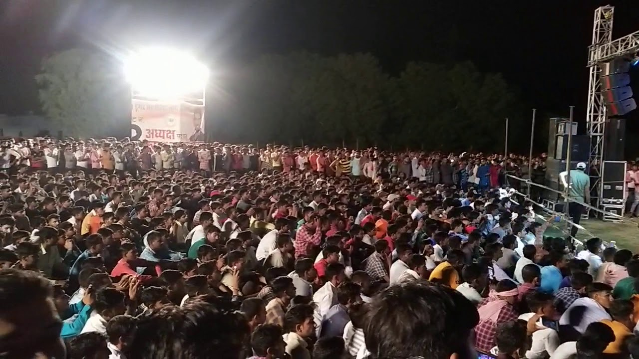 Dungar College ke chunav se pehle ka mahol  bhai krishan Kumar Godara ka Vishal program live Bikaner