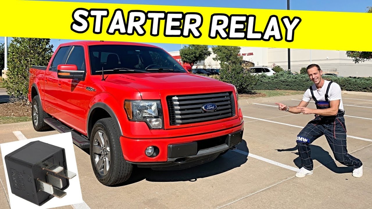 FORD F150 ENGINE STARTER RELAY LOCATION REPLACEMENT F 150 DOES NOT START 2009 2010 2011 2012 2013
