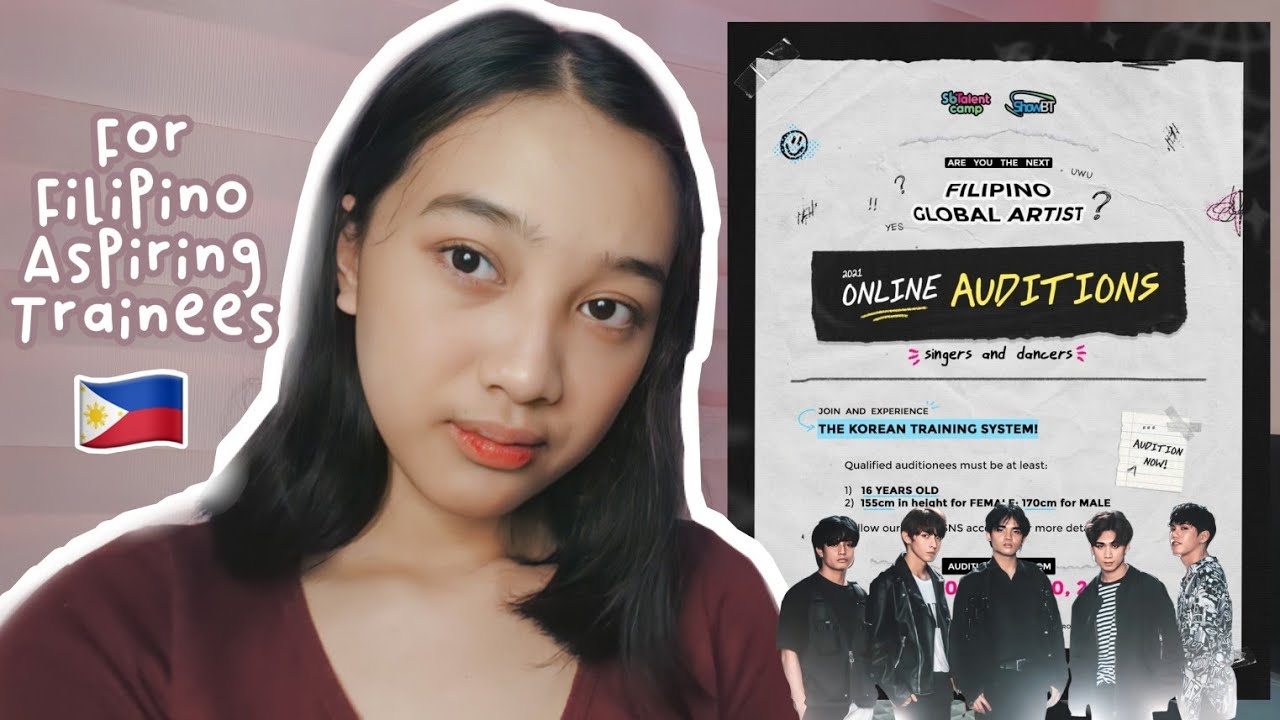 SB TALENT CAMP ONLINE AUDITION 2021 FOR FILIPINO TRAINEES?!