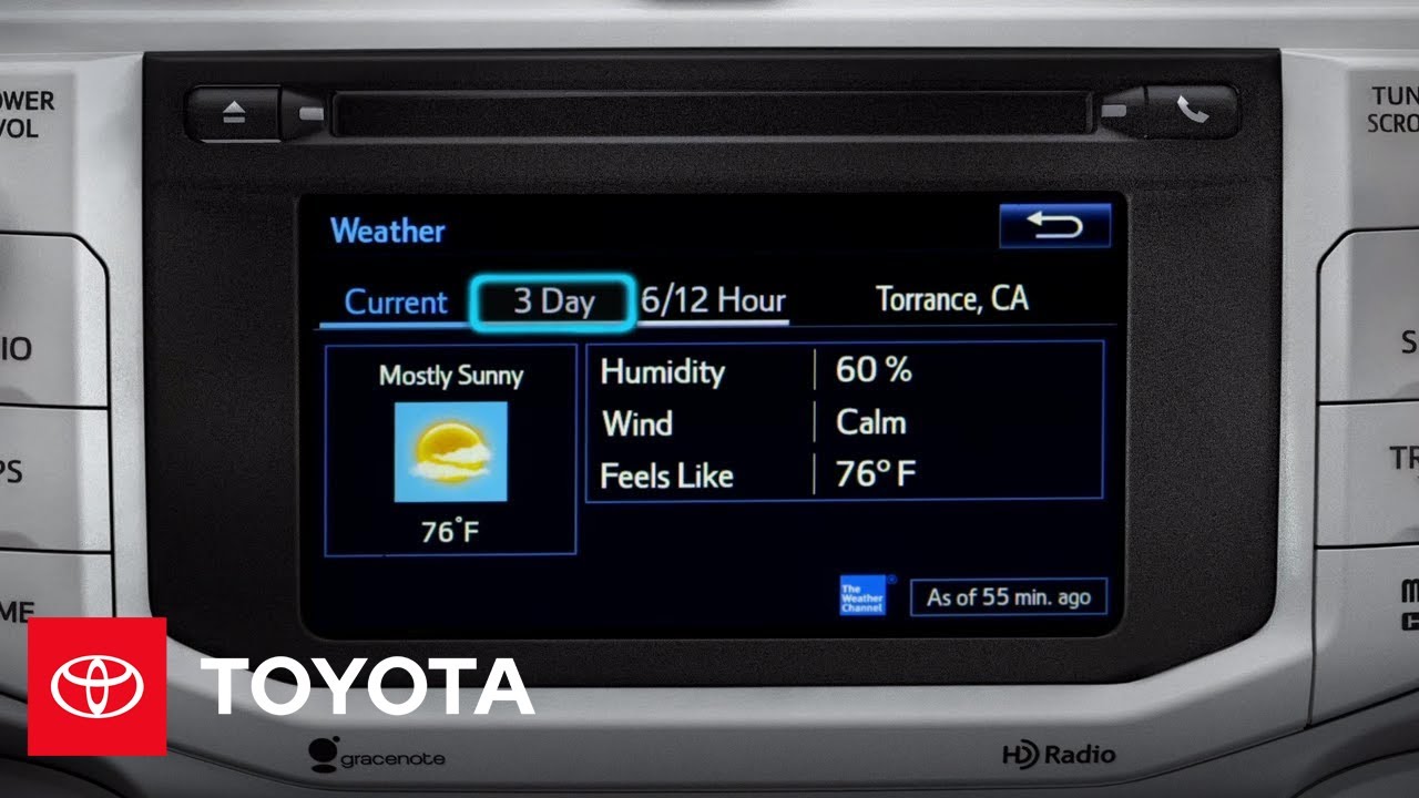 2014 4Runner: Entune&trade; Advanced HD Weather* | Toyota