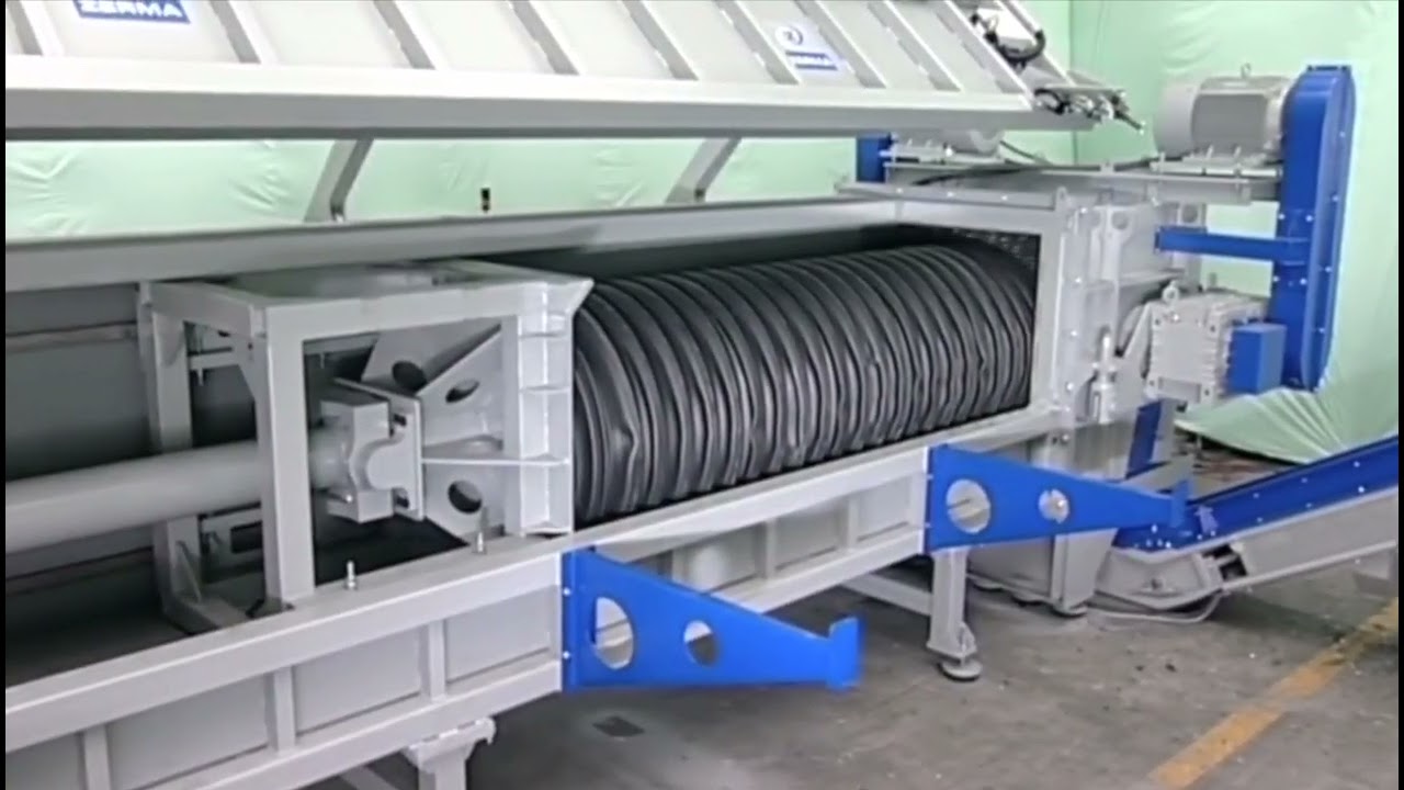 Big diameter plastic pipes shredder crusher machine