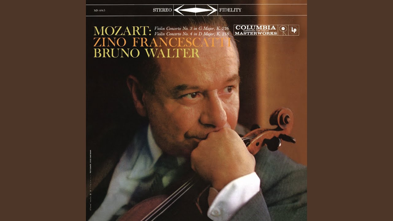 Violin Concerto No. 3 in G Major, K. 216: II. Adagio (2019 Remastered Version)