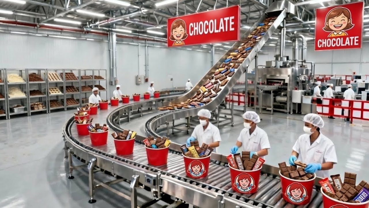 Inside the Chocolate Factory: From Cocoa Beans to Premium Choccolate(Full Process)