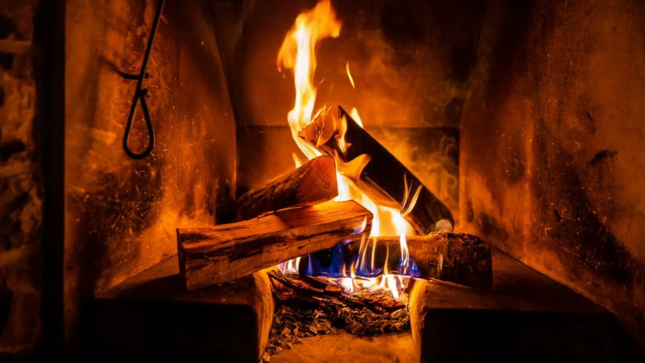 Ultra Realistic Fireplace 🔥  Fire Ambience Focus Relax Study Sleep | Once Upon A Time In Anatolia