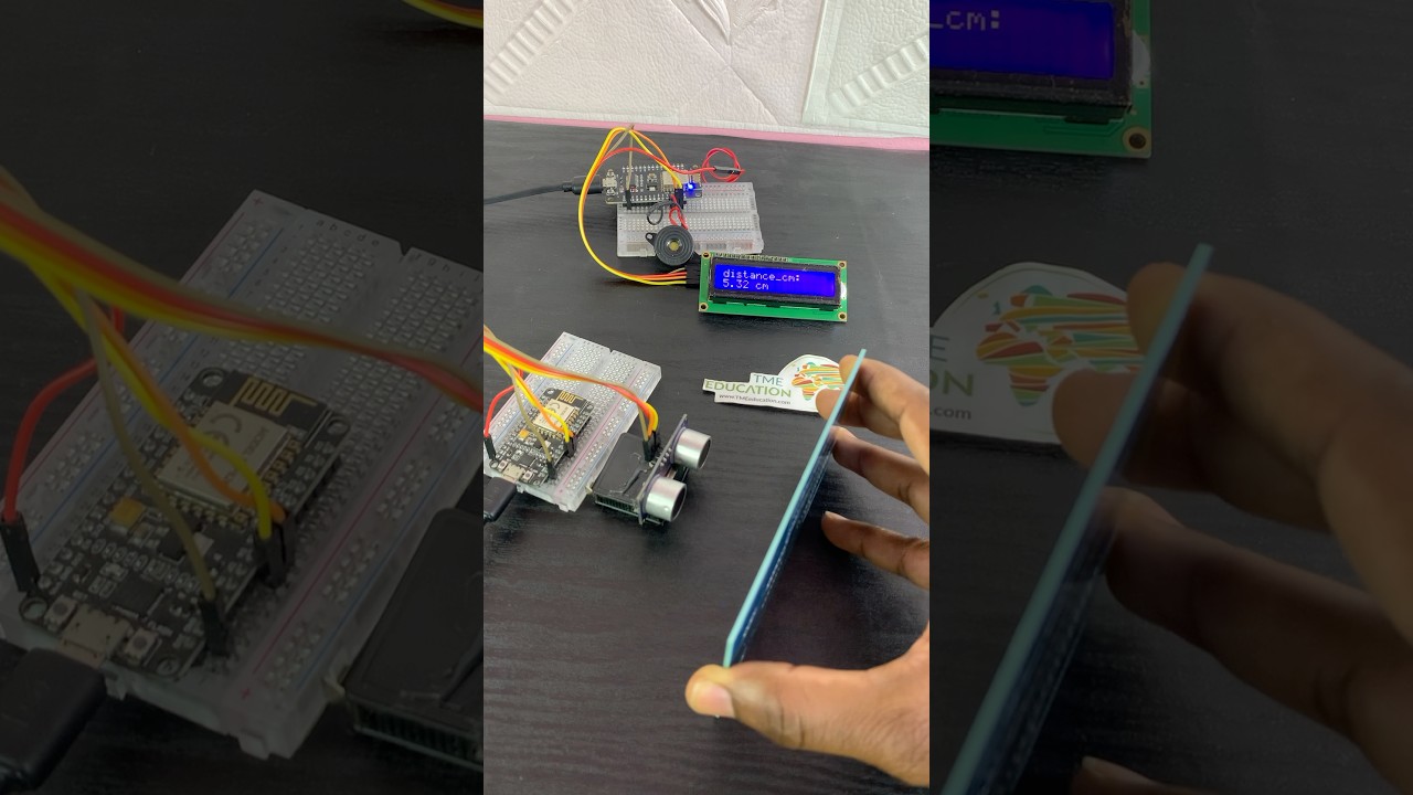 Wireless Distance Measurement with ESP8266 & Ultrasonic Sensor @TMEEducation #arduino #technology