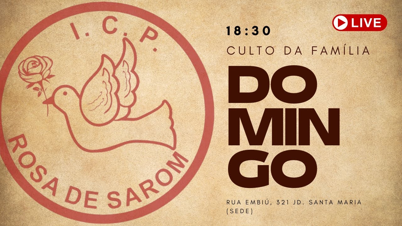 CULTO DA FAMÍLIA - 15/02/2026
