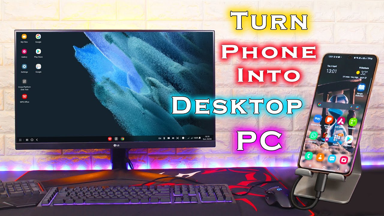 Mobile ko Computer Kaise Banaye? Turn Smartphone into a Desktop PC! How?