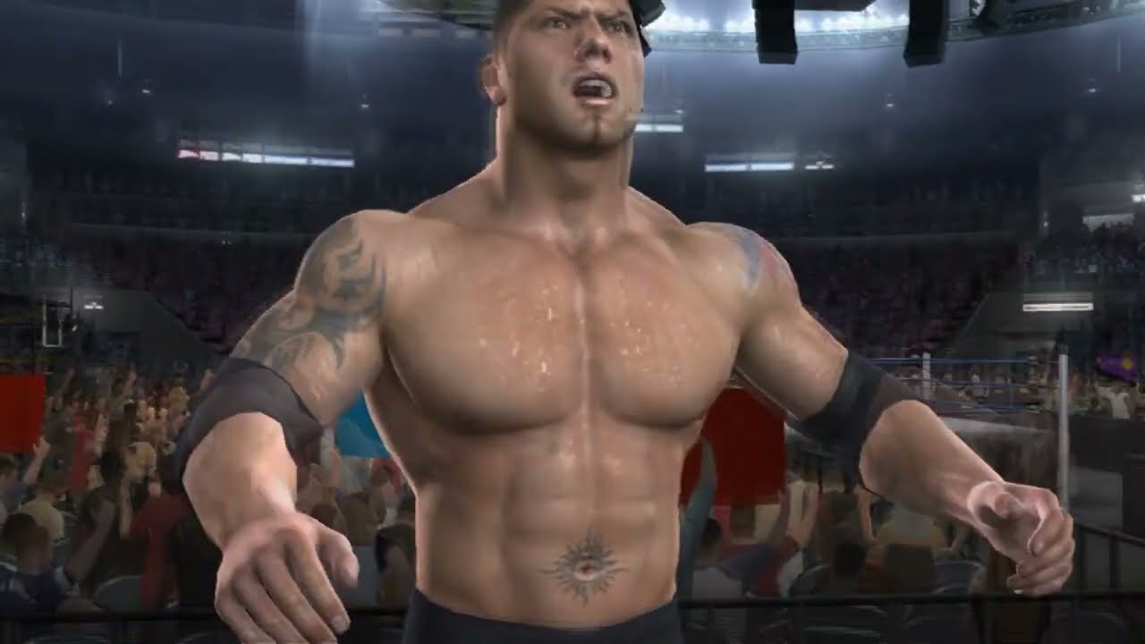 WWE Smackdown Vs Raw 2008 - The Undertaker Vs Batista - Buried Alive Match